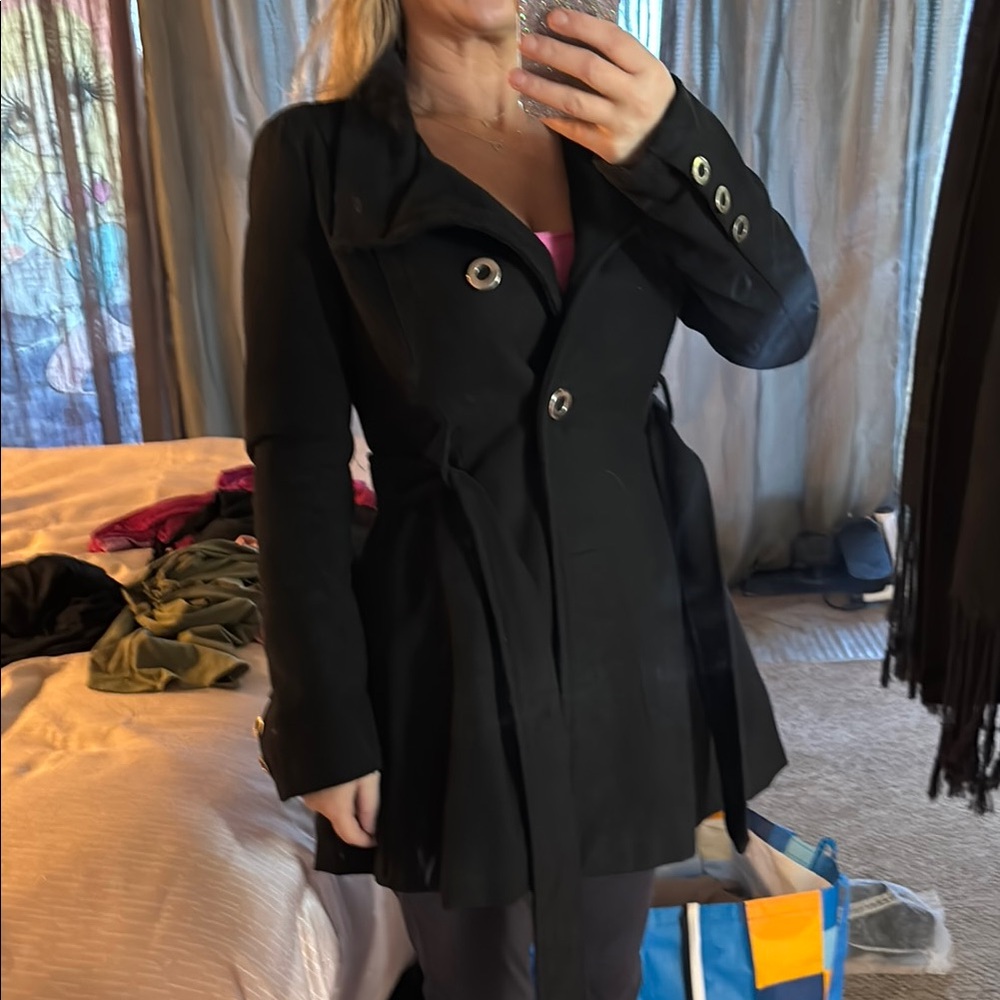 Elegant Black Women's Coat